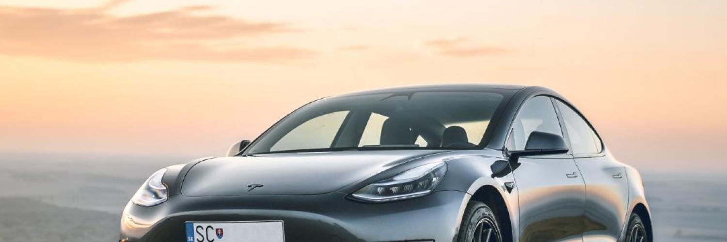 Tesla brand header