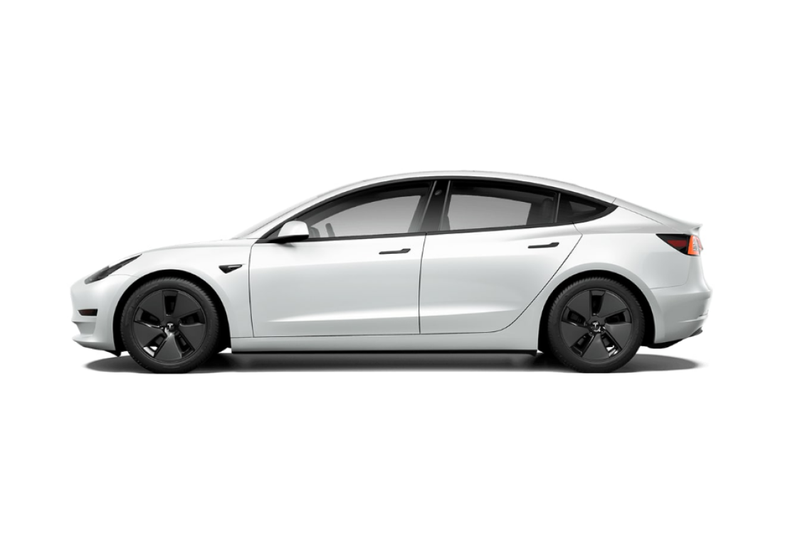 Tesla Model 3 white